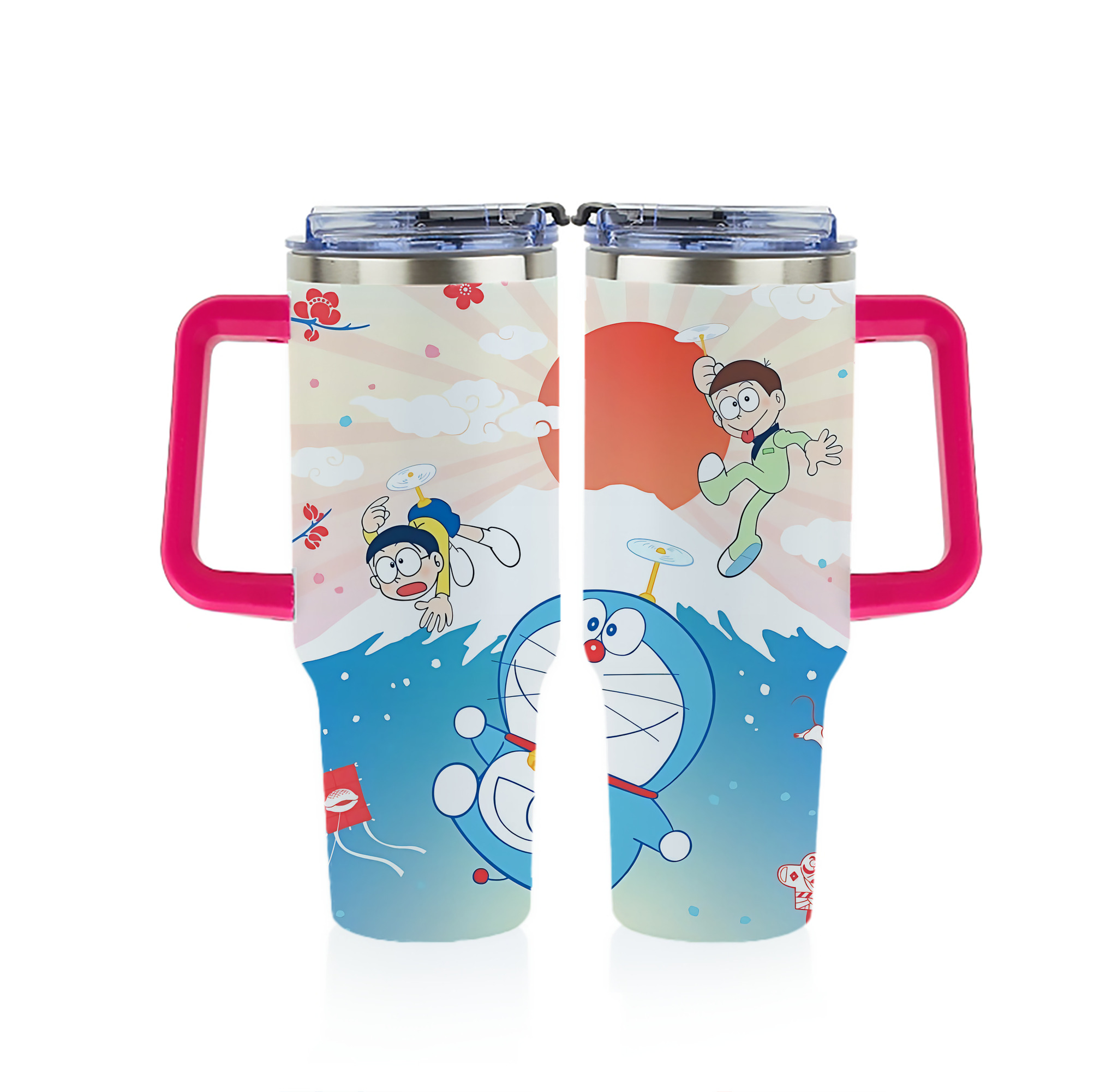 （画像用） ドラえもん Doraemon 1200ｍLフルプリント車用タンブラー